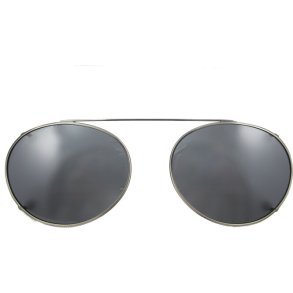 SUNCLIPS: OVL,42MM,PWTR/GRY