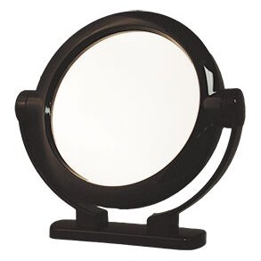 SWIVEL DISPENSING MIRROR BLACK 5X MAG