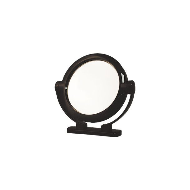 SWIVEL DISPENSING MIRROR BLACK 5X MAG