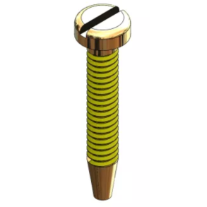 Tap'n Lok skruer - 25 stk  1.60mm|9.60mm|2,5|Guld