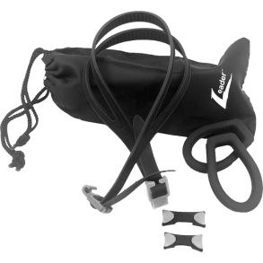 VANTAGE HEAD STRAP BLK,NOSE BRIDGES, SIL. EYE CUPS W/POUCH