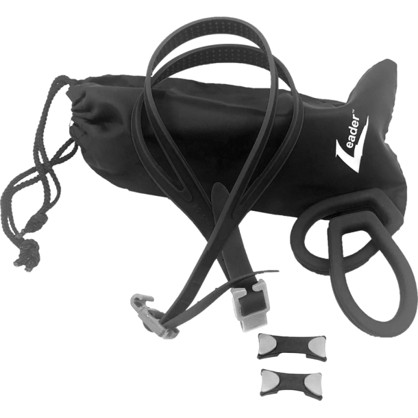 VANTAGE HEAD STRAP BLK,NOSE BRIDGES, SIL. EYE CUPS W/POUCH