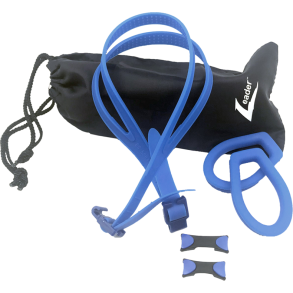 VANTAGE HEAD STRAP BLUE,NOSE BRIDGES, SIL. EYE CUPS W/POUCH