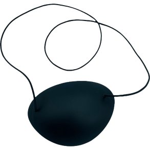 VINYL EYE PATCH BLACK, EACH