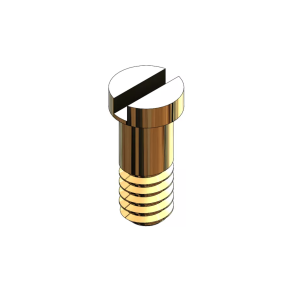 Dura-Tec Hinge Screw Gold D1.37 L3,35 - 25 stk