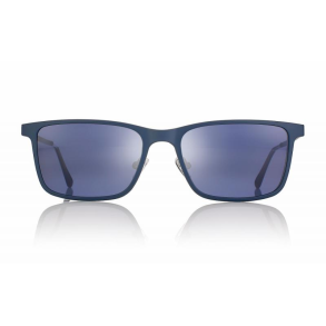 Matt Blue + Blue-Grey lenses 57 magnetic clip-on w/case