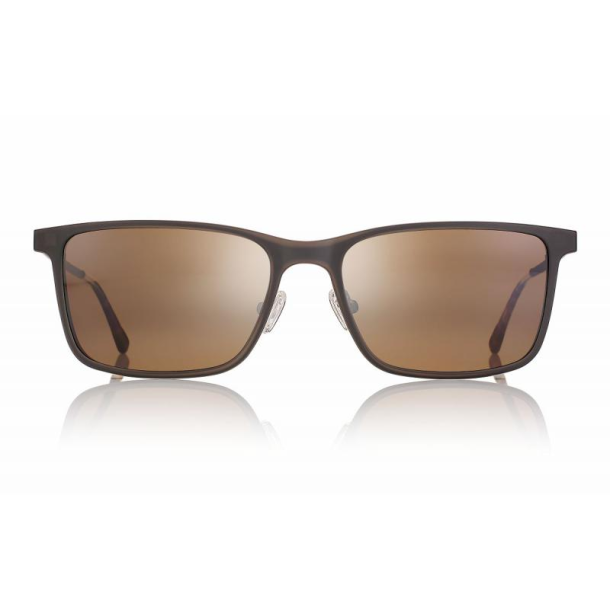 Matt Grey + Brown lenses 57 magnetic clip-on w/case