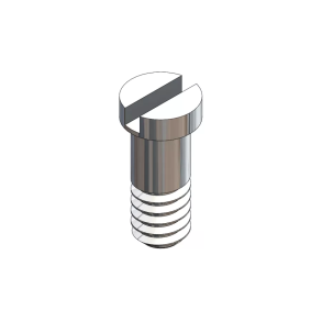 Dura-Tec Hinge/Eyewire Slot Screws, Silver, 1.60D, 4.20LG - 25 stk - Udget spar 20%