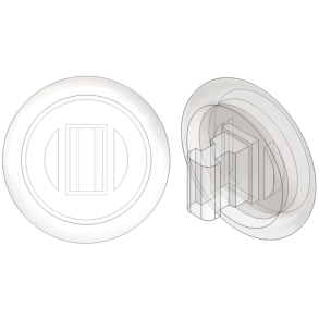 Bohemian Nosepad Round 9mm Push - 20%