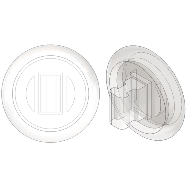 Bohemian Nosepad Round 9mm Push - 20%