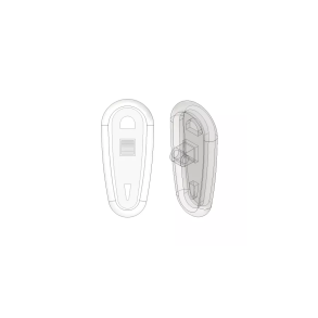 20mm Screw-On Silicone Clear Nose Pads, 5 pair