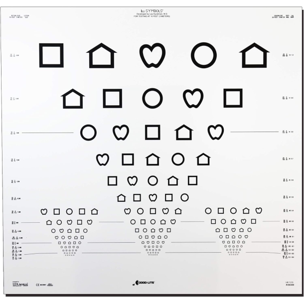 LEA Symbols&reg; 15-Line Distance Chart - spar 20%