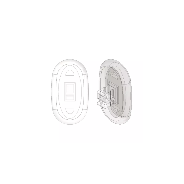 17mm Oval Logic&reg; Silicone Nosepads, 25 par