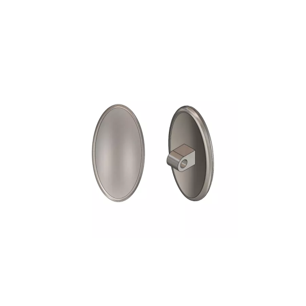 13mm Titanium Screw-on Nosepad hypoallergenic, 3 par
