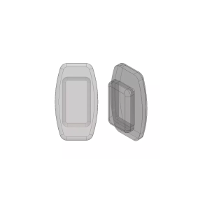 11mm Rectangular Silicone Nose Pads, 5 par