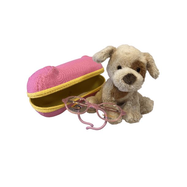 Little Ones LM306 Eyeglasses Pink m. bamse - spar 20%