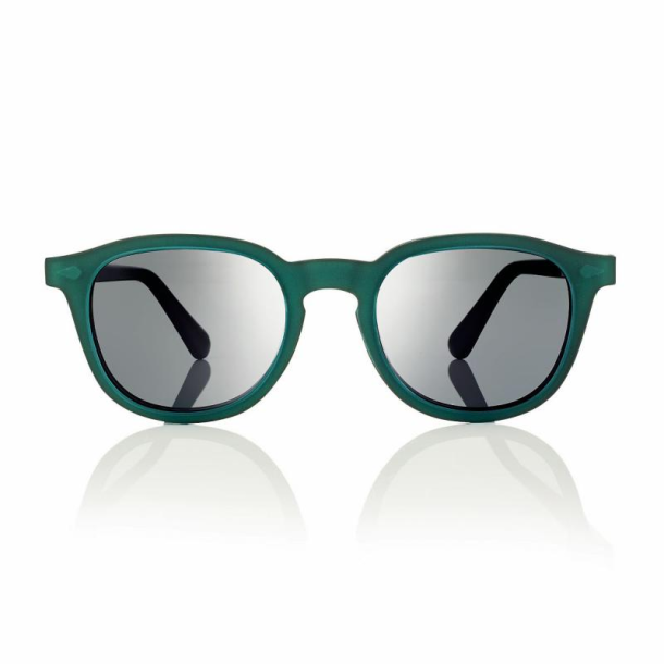 Matt green w/grey lens 52 ultem magn clip-on + case