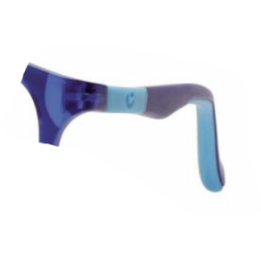 Matt blue replacem.temples 125mm.f.Active memory framesF0137