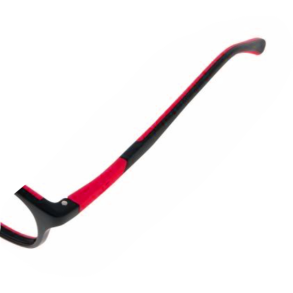 Matt red replacement temples L130mm. for Active frames F0137