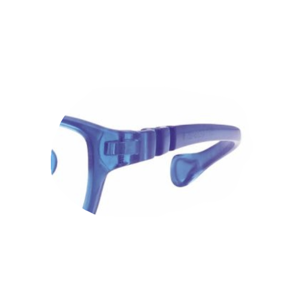 SpareTemples DarkBlue CrystalL 125mm.for different models