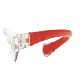 Spare temples red for frames 