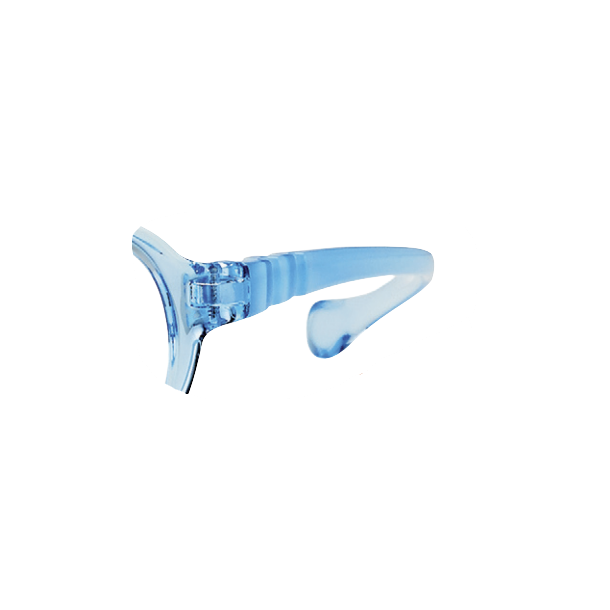 Spare temples light blue f.frame