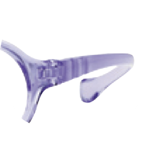 Spare temples light purple forframes 