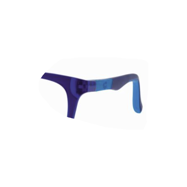 Spare temples matt blue 125 mm for Active Memory 