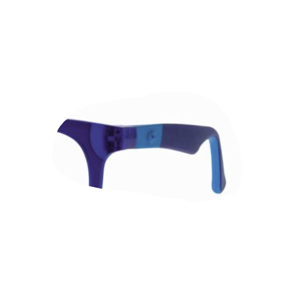 Spare temples matt blue 130 mm for Active Memory 