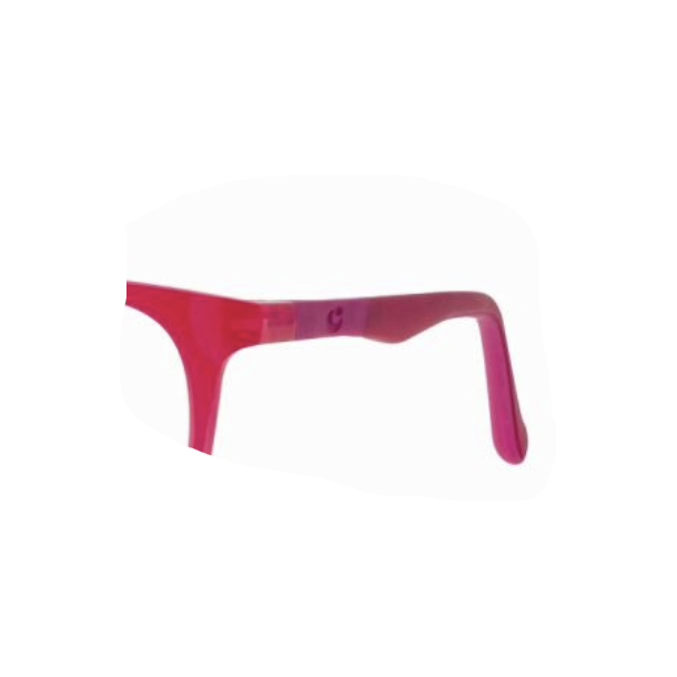 Spare temples matt fuchsia 130mm for Active Memory