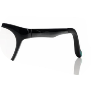 shiny black replacement temple 130mm