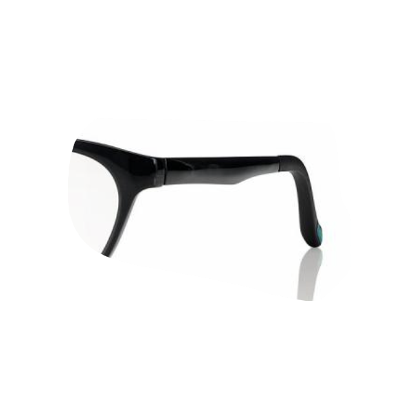 shiny black replacement temple 130mm