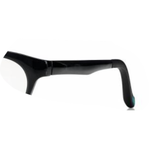 shiny black replacement temple 135mm