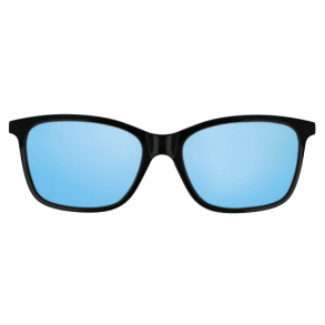 Matt Black+blue mirrorlenses mag.Clip-on s.53 for56344/56345