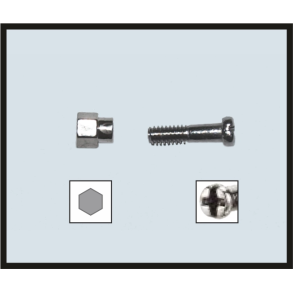 Set of screws + nuts for Ultemframes 19360-19397