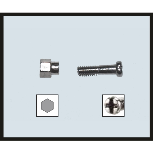 Set of screws + nuts for Ultemframes 19360-19397