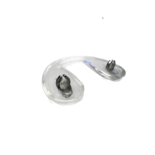 Strap Bridge ClipOn silicone 28/22 Silver 3 stk - udget spar 20%