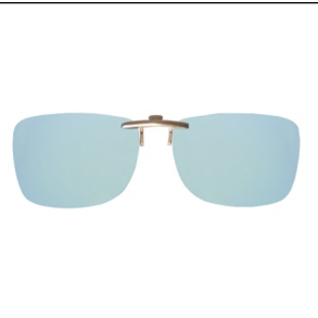 Clip-on for metal frames, blue/gold - udg�et spar 20%