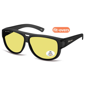 Fit over Sunglasses - Matt Black (str 62-9)