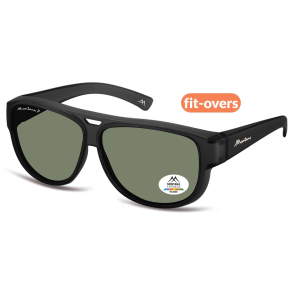 Fit over Sunglasses - Matt Black (str 62-9)