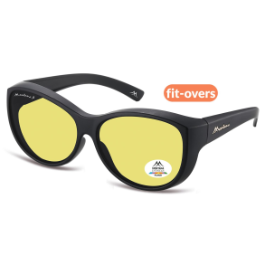 Fit over Sunglasses - Matt Black (str 62-14)