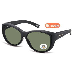 Fit over Sunglasses - Matt Black (str 62-14)