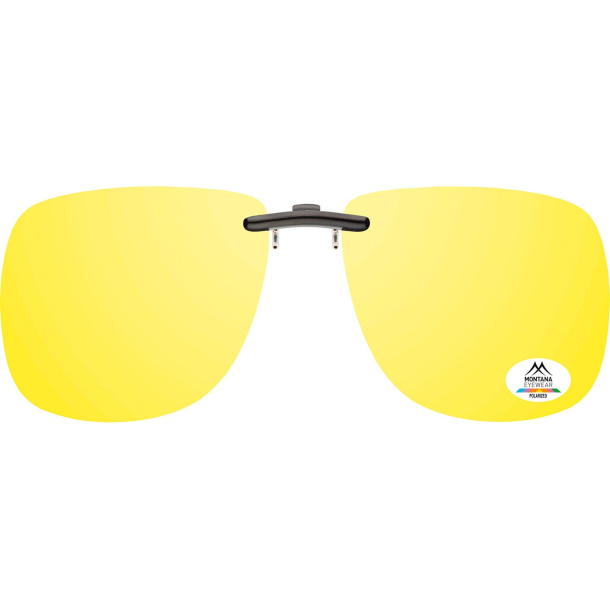 Clip-on / flip up, yellow glasses, 62-15