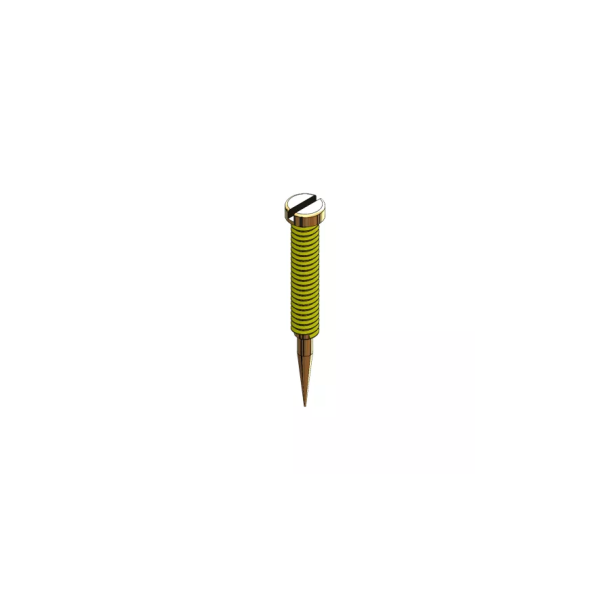 Logic Screws 1.6D x 11.6L x 2.0H, gold, 25 stk