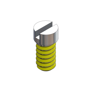 Safe-Lok™ Hinge & Eyewire Screws, 1.40D x 3.50L, Silver, 25 stk - Udget spar 20% 