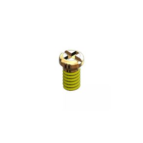 Safe-Lok Hinge & Eyewire Screws, 1.40D x 3.50L, Gold, 25 stk - Udg�et spar 20%