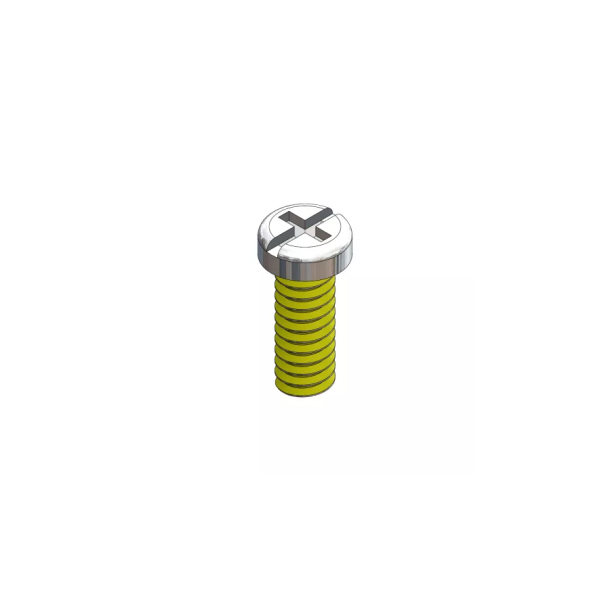 Safe-Lok&#153; Hinge &amp; Eyewire Screws, 1.40D x 5.0L, Silver, 25 stk - Udget spar 20% 