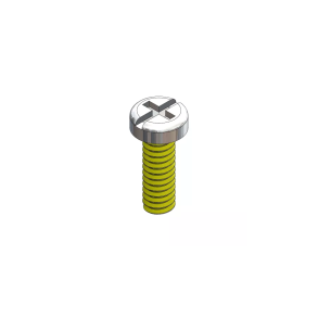 Safe-Lok™ Hinge & Eyewire Screws, 1.27D x 6.7L, Silver, 25 stk - Udget spar 20% 