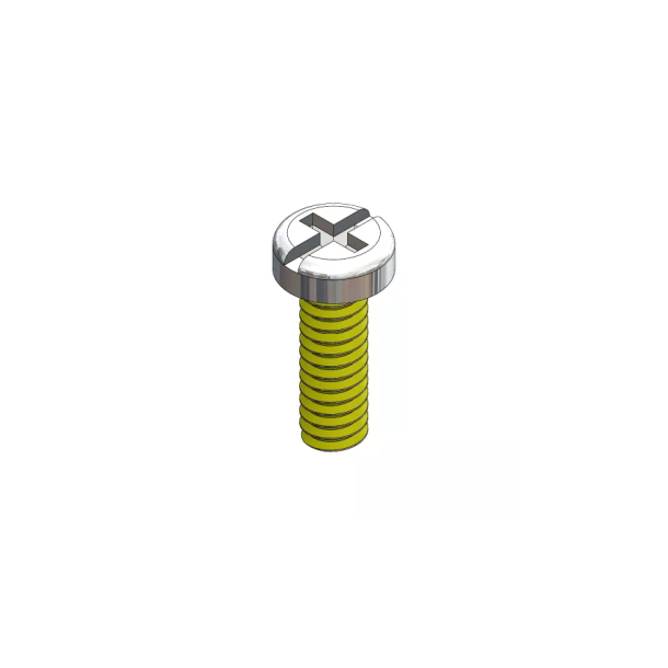 Safe-Lok&#153; Hinge &amp; Eyewire Screws, 1.27D x 6.7L, Silver, 25 stk - Udget spar 20% 