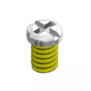 Safe-Lok™ Hinge & Eyewire Screws, 1.6D x 4.0L, Silver, 25 stk - Udget spar 20% 